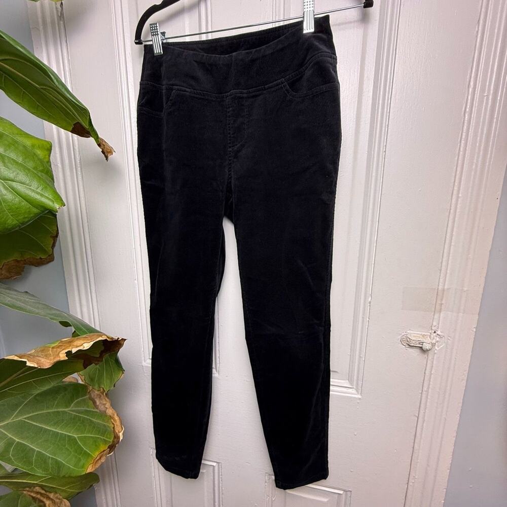 Belle by Kim Gravel TripleLuxe Corduroy Jegging Petite 2 Black NWOT